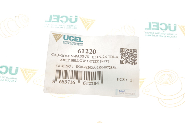 Купити 61220 Uc-el Пильник шарніра приводу