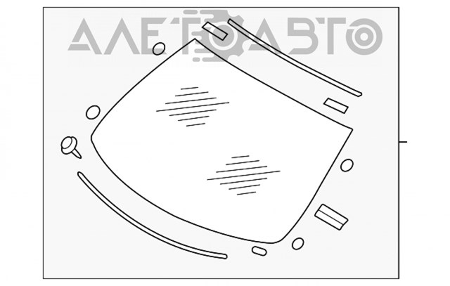 AB69288A XYG Автомобільне скло