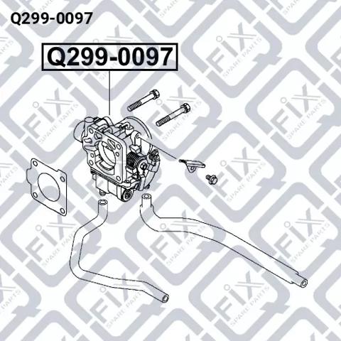 Блок дросельної заслінки Q-fix Q2990097 ціна, від 101.61 USD