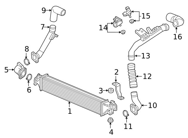 Купити 197105AAA01 Honda Радіатор интеркуллера