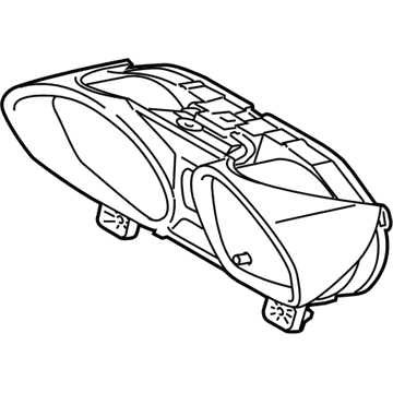 щиток приладу Ford DUBZ10849CT ціна, від 75.93 USD