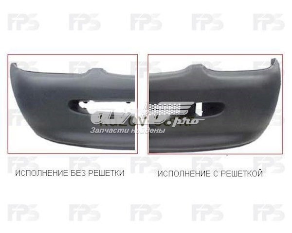 Бампер на авто FPS FP2530905 ціна, від 36.46 USD