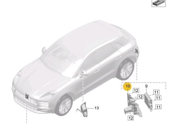  95B907509A Porsche