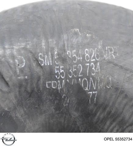 Патрубок повітряний, вихід з турбіни (наддув) Opel 55352734 ціна, від 10.63 USD