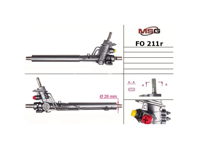 Кермова рейка MSG Rebuilding FO211R