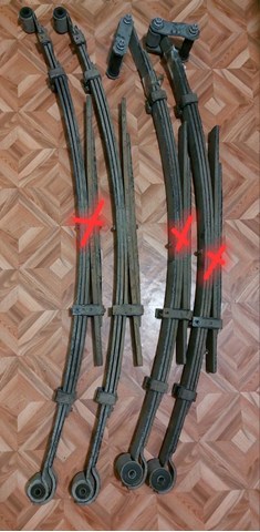Купити 482100K530 Toyota Ресори задні (пружини задньої підвіски)