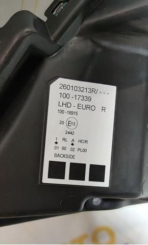 Купити 7701071595 Renault (RVI) Права блок фара