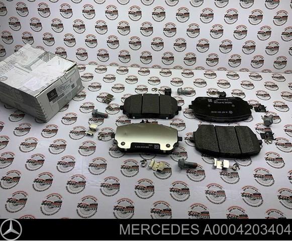 Передні тормозні колодки A0004203404 Mercedes