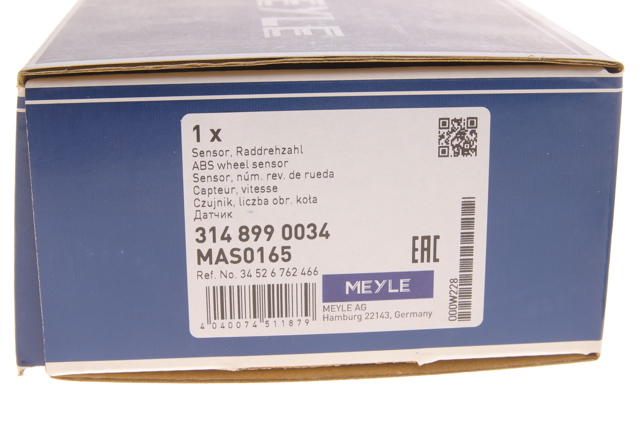 3148990034 Meyle Датчик АБС (ABS) задній