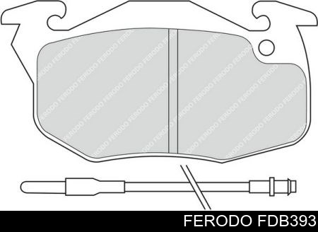 Дискові гальма FDB393 FERODO