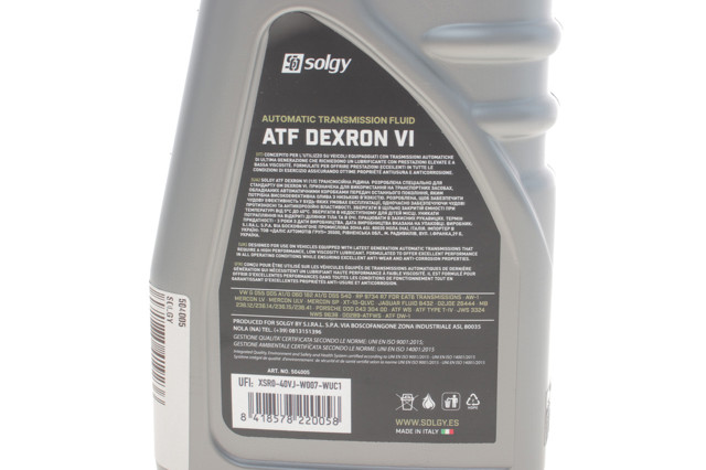 Масло коробки передач Solgy 504005 ціна, від 7.41 USD