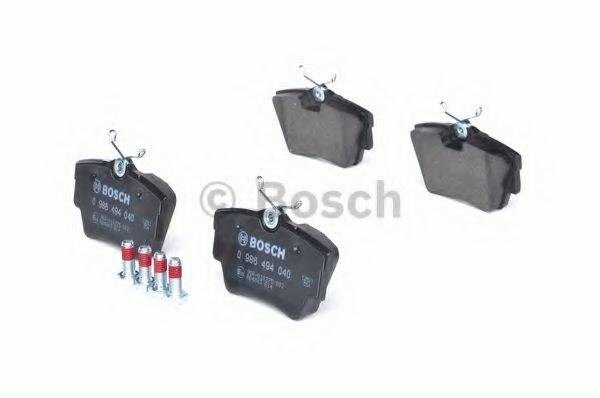 986494040 Bosch Колодки гальмівні задні, дискові