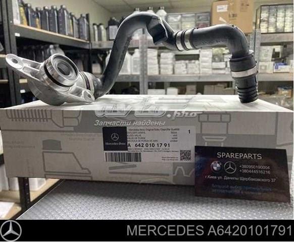 A6420101791 Mercedes патрубок радіатора системи рециркуляції ог