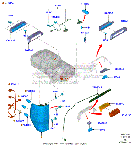  5N2A13464AA Ford