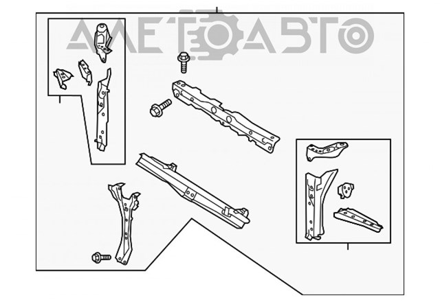 Купити 53029AL05A9P Subaru Установча панель передня