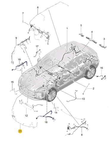  95B971095BG Porsche