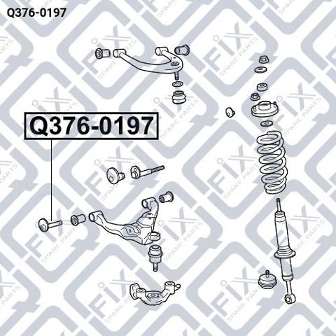 Болт переднього важеля, нижнього Q-fix Q3760197 ціна, від 5.78 USD