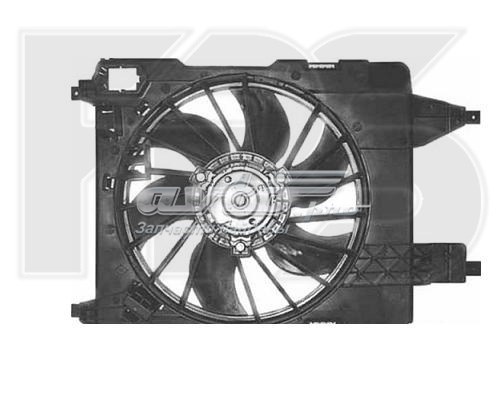 Купити FP56W363 FPS Дифузор радіатора охолодження, в зборі з двигуном і крильчаткою