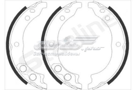 Колодки ручника / стоянкового гальма Starline BC08900 ціна, від 17.31 USD