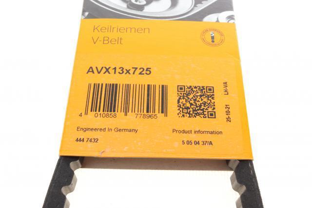Ремінь кондиціонера Continental/Siemens AVX13X725