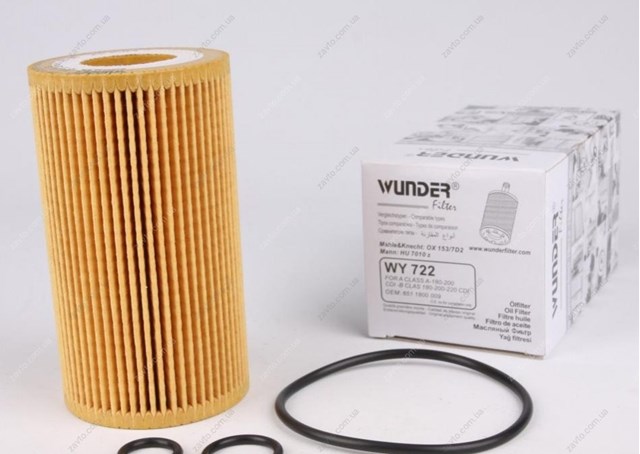 Фільтр масляний Wunder WY722