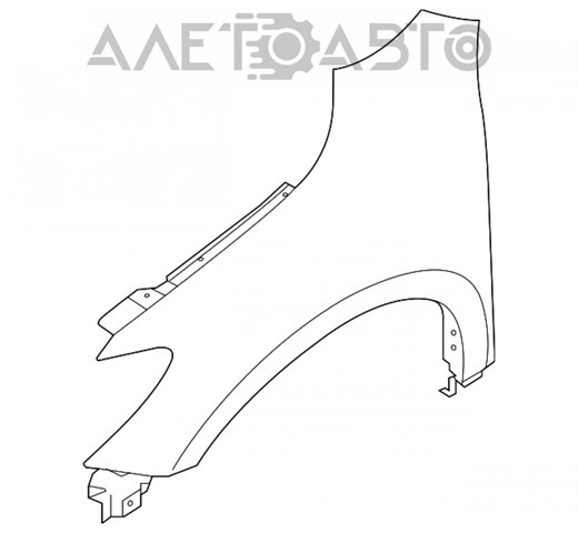 Ліве переднє крило FPS FP5059311 ціна, від 74.17 USD