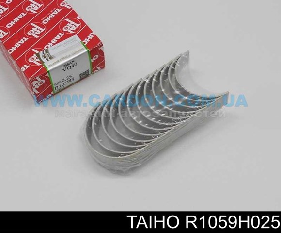 Вкладиші колінвала, шатунні, комплект, 1-й ремонт (+0,25) Taiho R1059H025 ціна, від 26.73 USD
