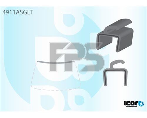 GS4502P155X Icor Автомобільне скло
