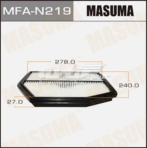Елемент повітряного фільтра Masuma MFAN219 ціна, від 7.38 USD