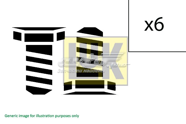 Болт кріплення маховика LUK 411025610 ціна, від 4.48 USD