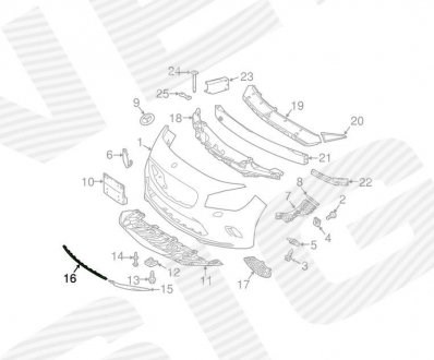 Купити A1178855200 Mercedes 