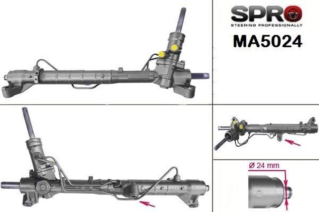 MA224R MSG Рейковий рульовий механізм