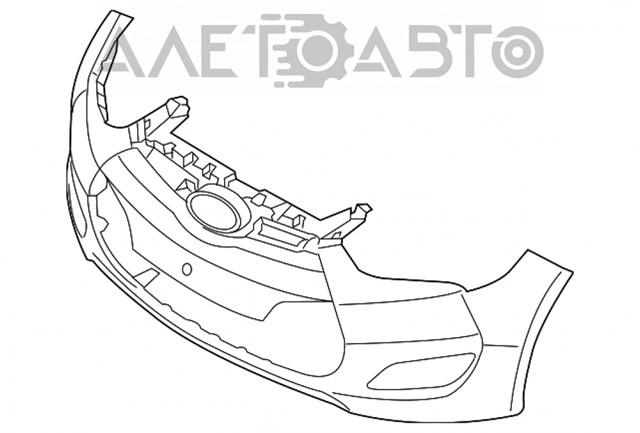 Передній бампер 40S2071 Polcar