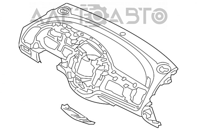 Панель приладів торпеди 84710A7020WK Hyundai/Kia