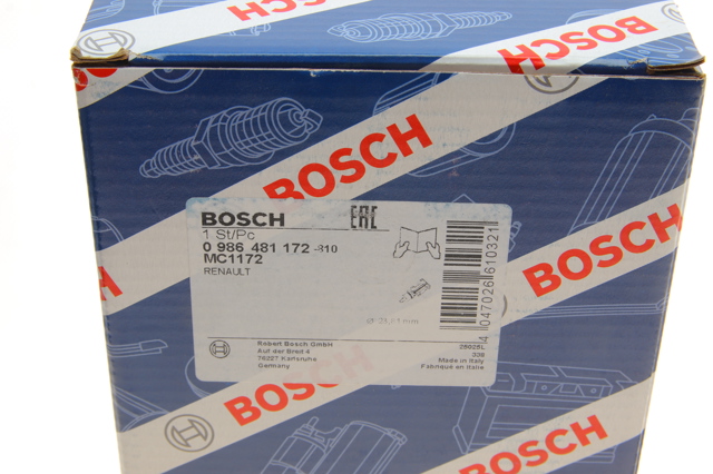 Циліндр головний гальма (Гідротормоз) Bosch 0986481172 ціна, від 48.14 USD