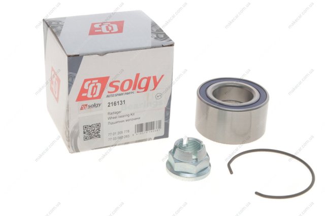 Купити 216131 Solgy Підшипник ступиці передньої