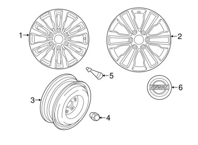 Гайка кріплення колеса Nissan/Infiniti 402241LA3A ціна, від 4.98 USD
