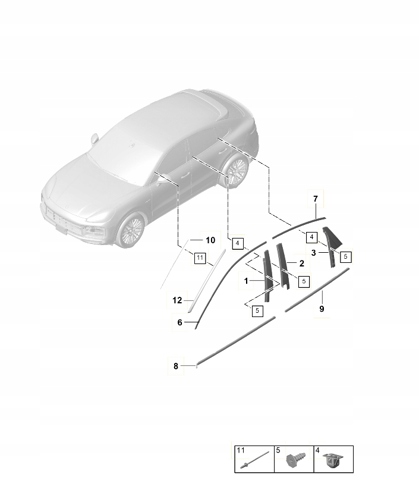 Купити 9Y0837476J041 Porsche 