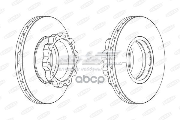 Задні дискові гальма Beral BCR215A ціна, від 141.17 USD