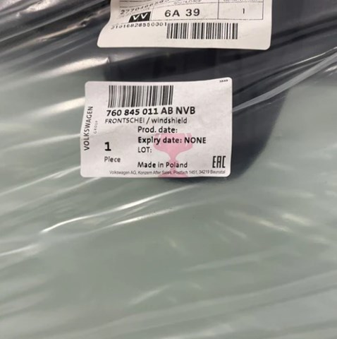 Автоскло VAG 760845011BANVB ціна, від 1525.37 USD