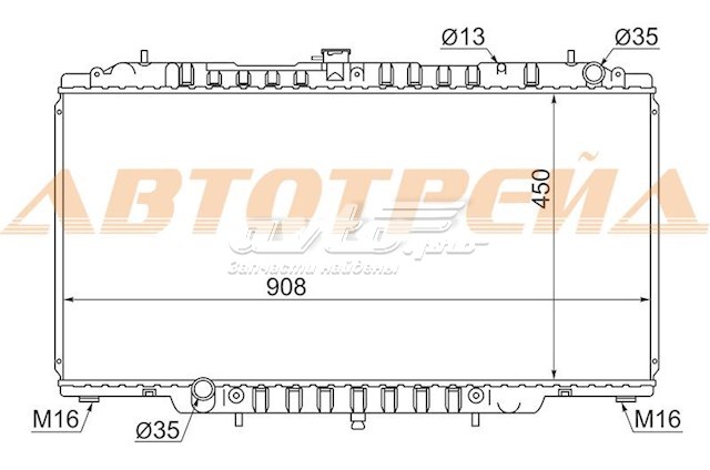 Радіатор охолодження SAT NS000Y61D