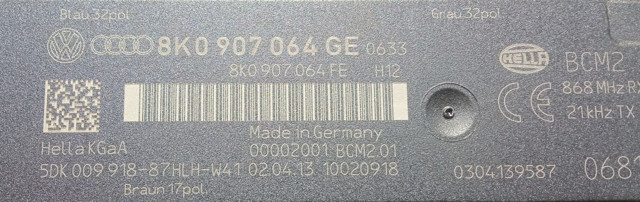  VAG 8K0907064GE