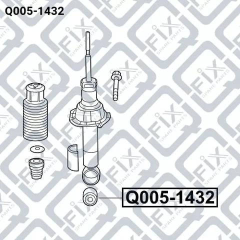 Задні втулки амортізатора Q0051432 Q-fix