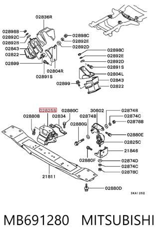 3S199012 AND Права подушка мотора