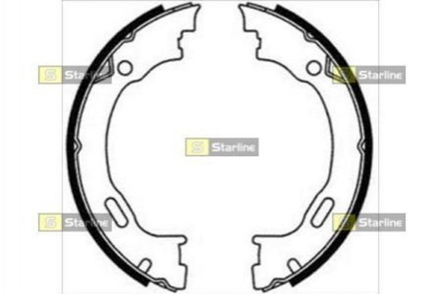 Колодки ручника BC08720 Starline