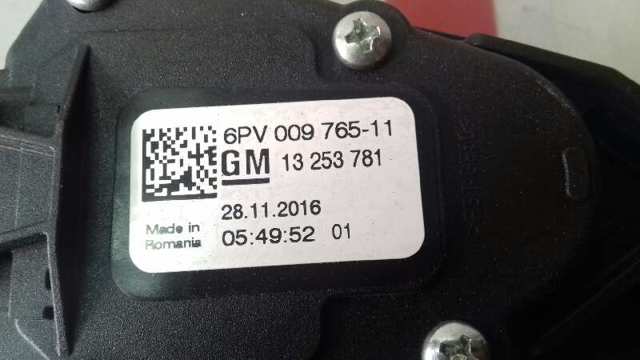13253781 Opel Педаль газу (акселератора)