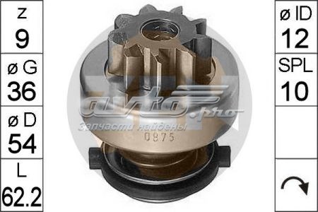 Привід стартера ZEN ZN0875