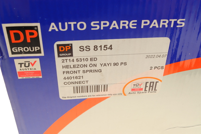 Пружина передня DP Group SS8154 ціна, від 31.19 USD