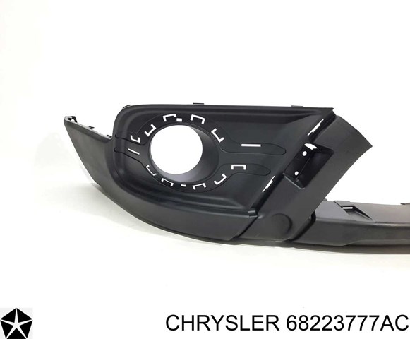 Бампер передній, нижня частина 68223777AC Chrysler