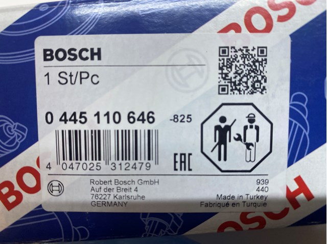 Паливні форсунки 0445110368 Bosch
